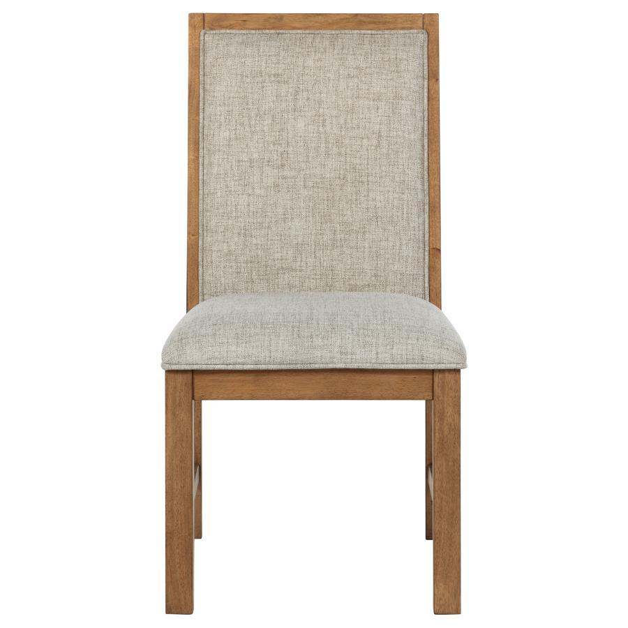 Bruner - Upholstered Dining Side Chair (Set of 2) - Brown Coaster Fine Furniture