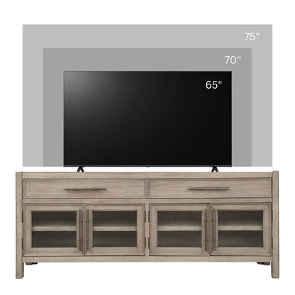 Cypress Lane - TV Stand Console - White Oak Legends