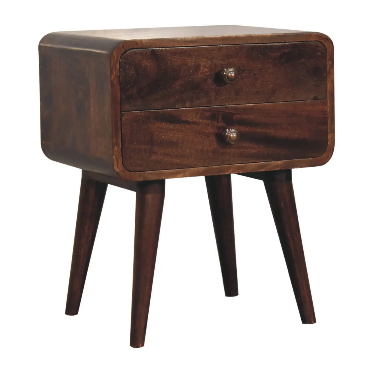 Curved Nightstand, Artisan Furniture