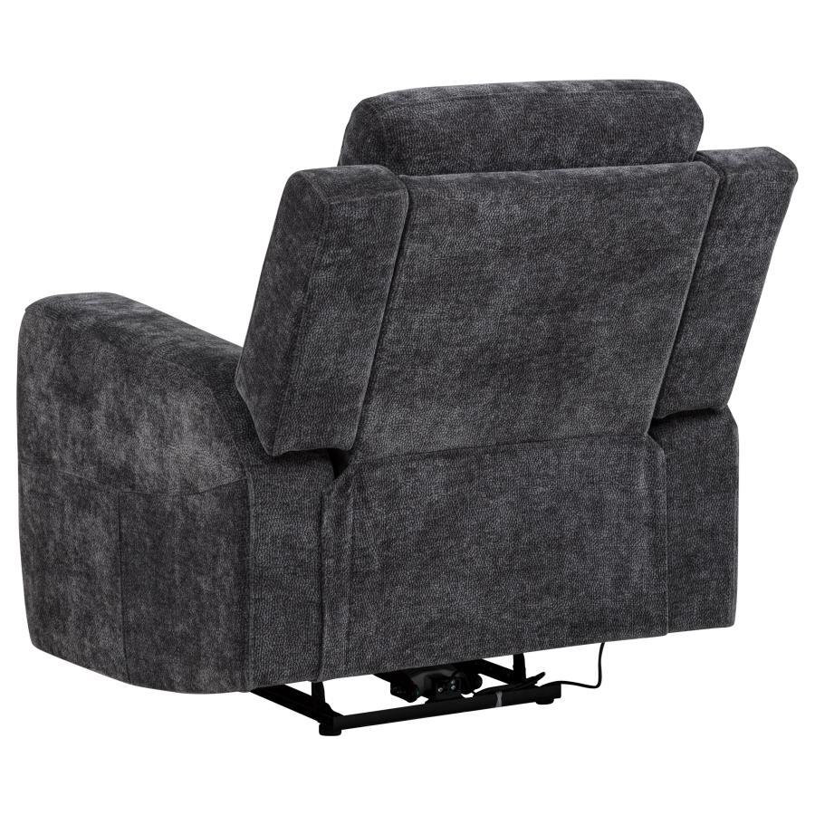Kennett - Chenille Upholstered Power Recliner Chair Coaster Fine Furniture