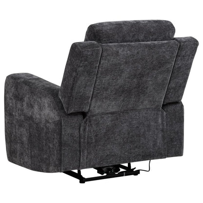 Kennett - Chenille Upholstered Power Recliner Chair Coaster Fine Furniture