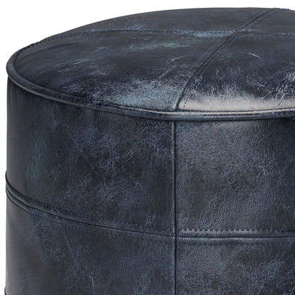 Connor - Handcrafted Round Pouf Simpli-Home
