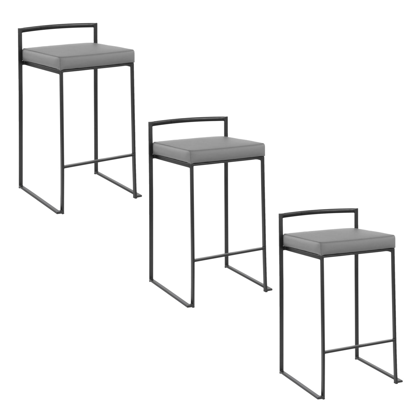 Fuji - Contemporary Style Stackable Counter Stool Lumi Source