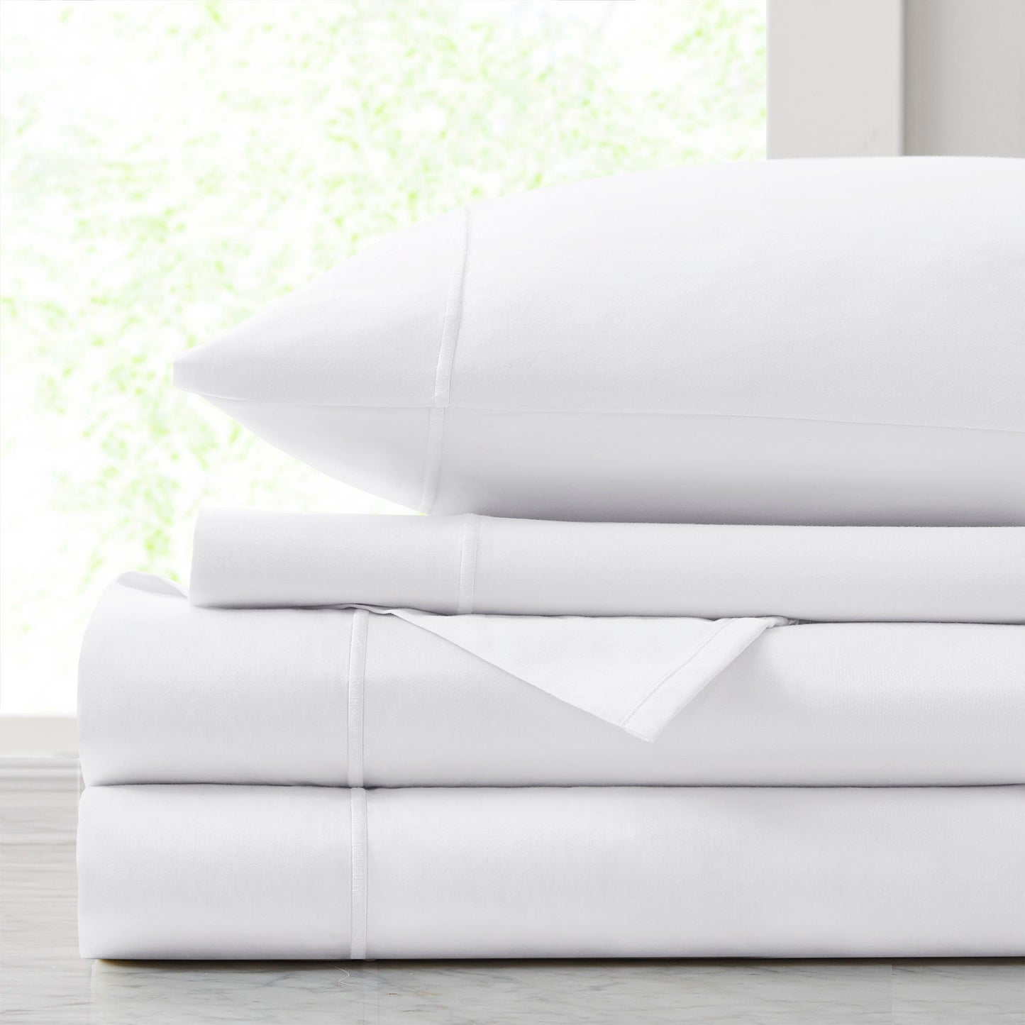 Luxury Egyptian - Queen Sheet Set - White