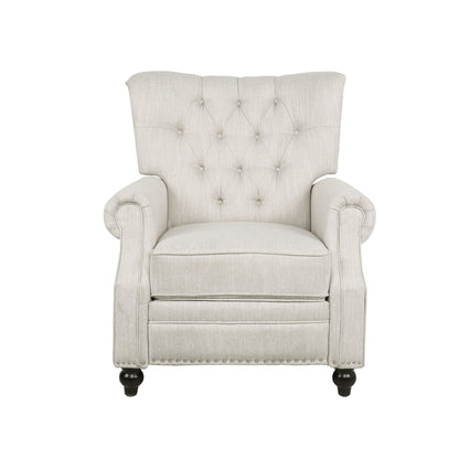 Welch - Contemporary Tufted Pushback Recliner Noble House