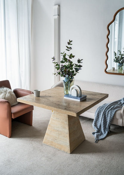 Square Dining Table With Pedestal Base Home Essentials