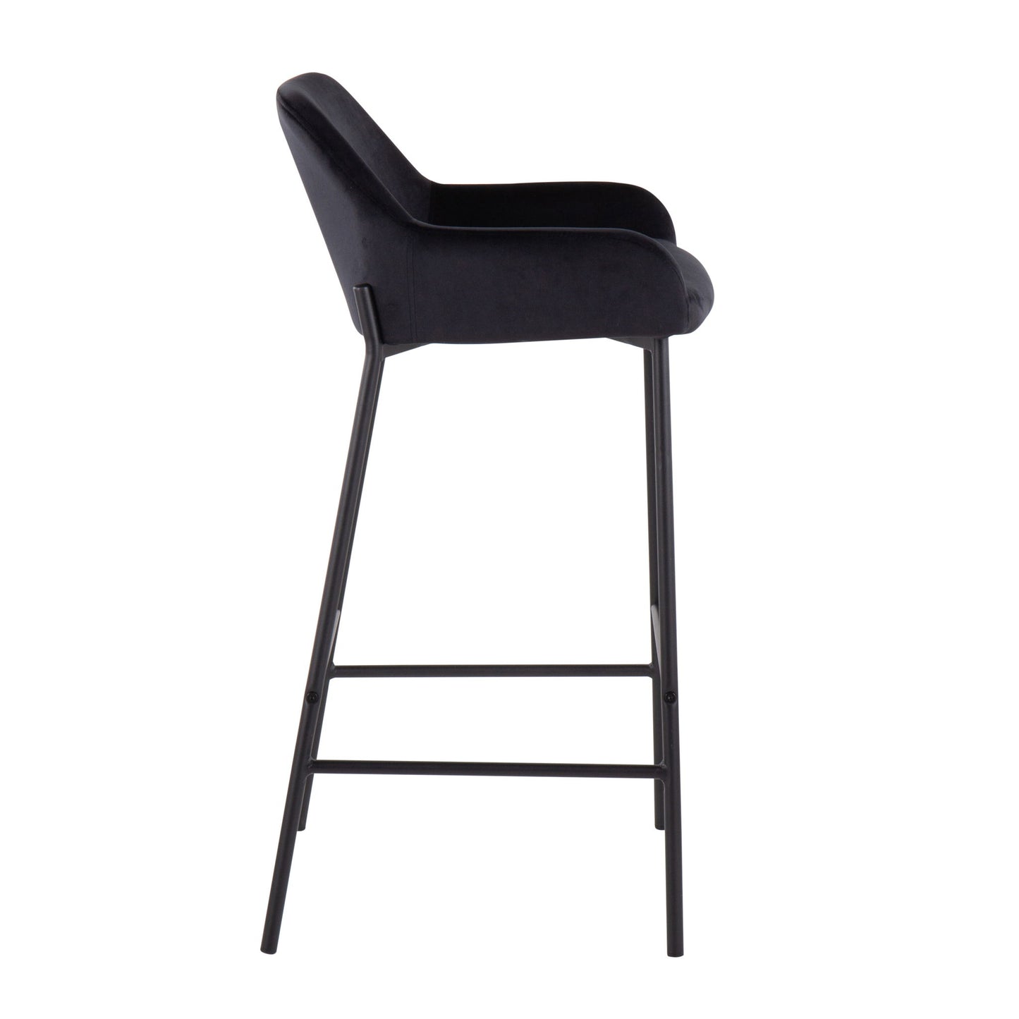 Daniella - Industrial Fixed Height Bar Stool (Set of 2) Lumi Source