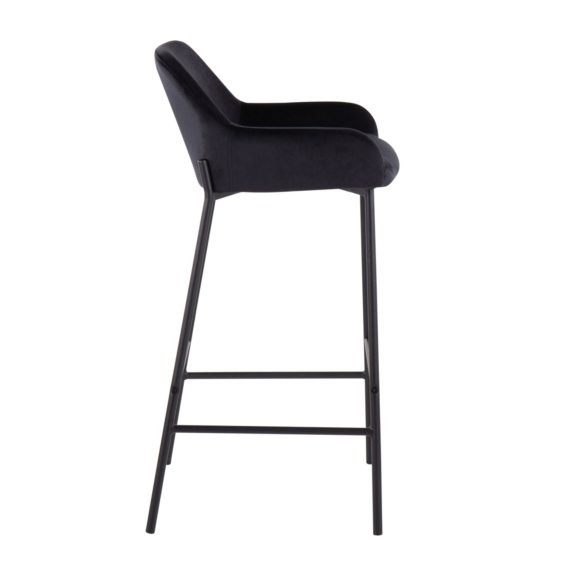 Daniella - Industrial Fixed Height Bar Stool (Set of 2) Lumi Source