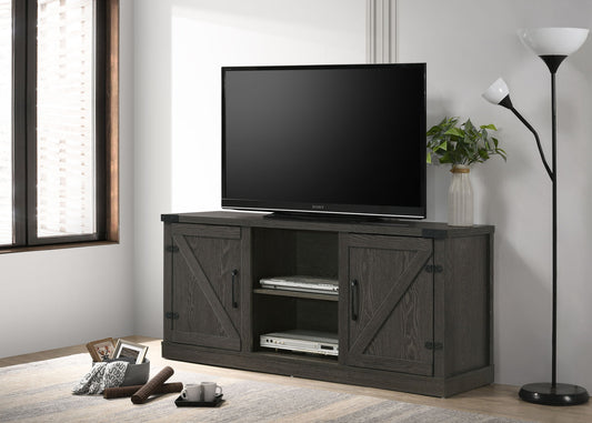 Salma - 58" Wide TV Stand With 2 Open Shelves And 2 Cabinets Lilola Home