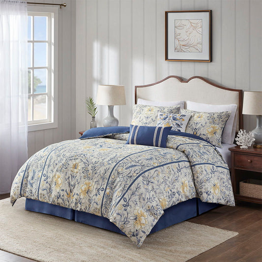 Livia - California King 6 Piece Comforter Set - Multi