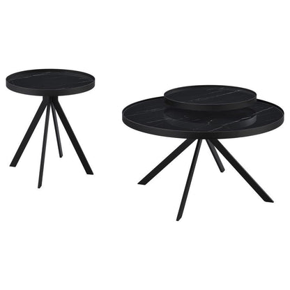Briggs - Round Coffee And End Table Set Coaster Fine Furniture