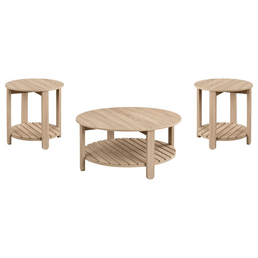 Fowler - Round Coffee Table Set Coaster Fine Furniture