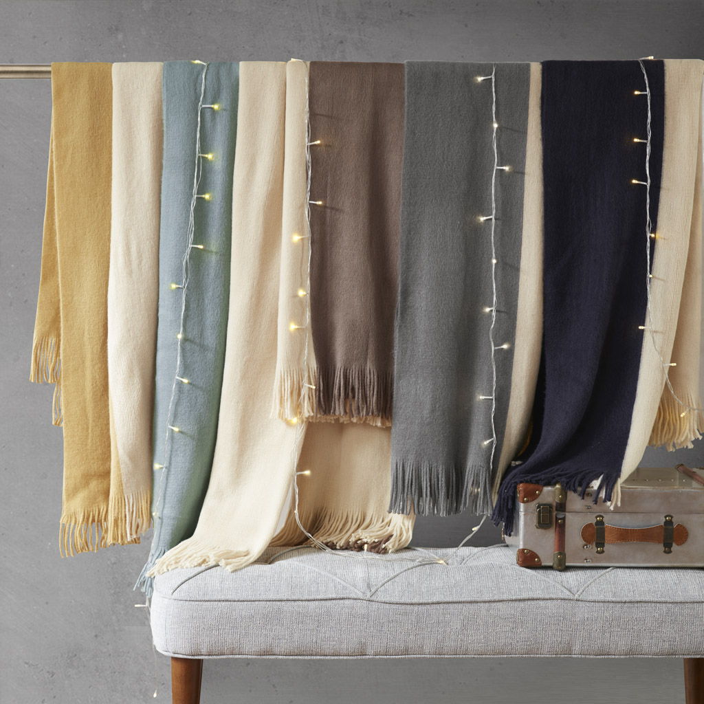 Stockholm - Throw - Taupe - Snoozhouse