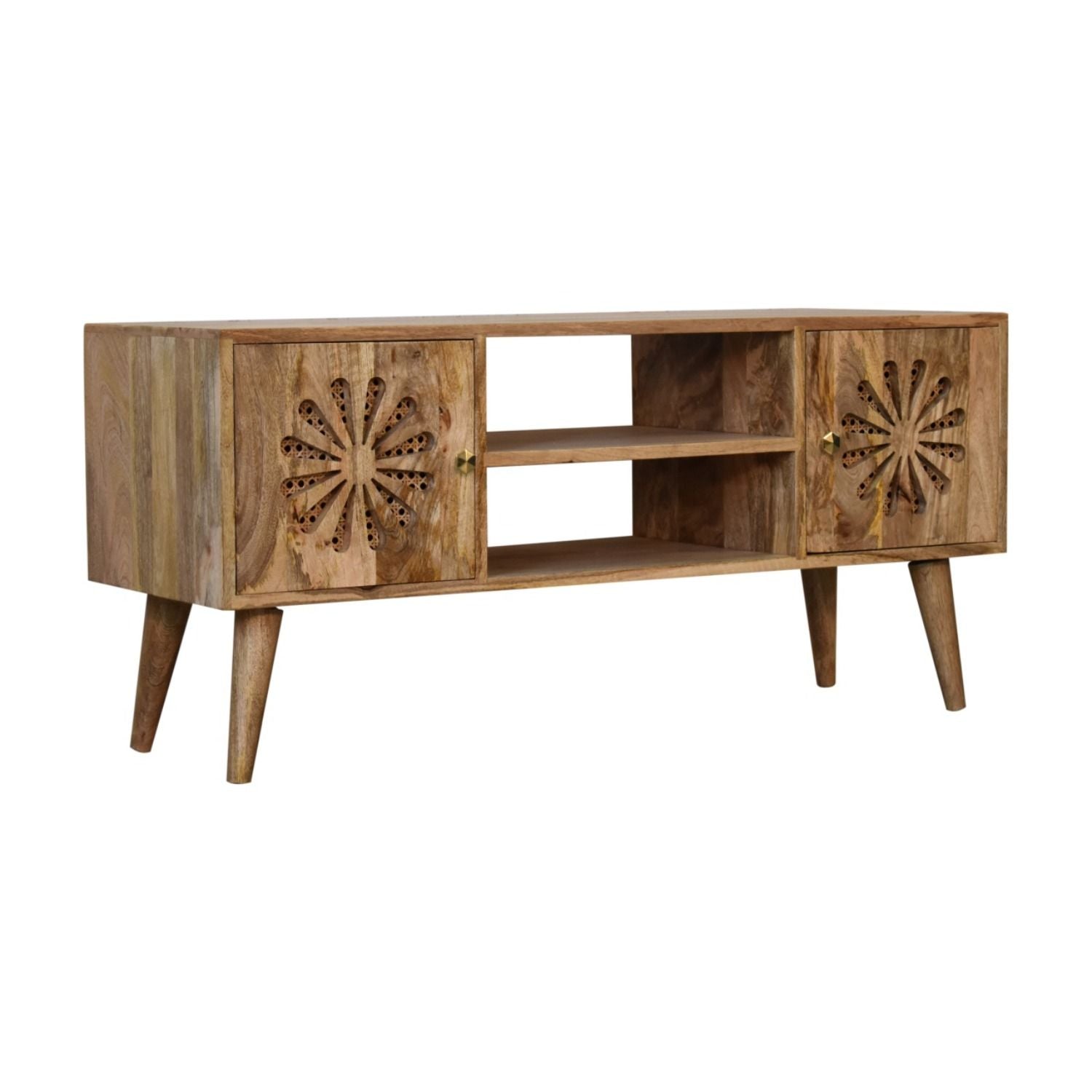 Rosalie - Media Unit - Beige Brown Artisan Furniture