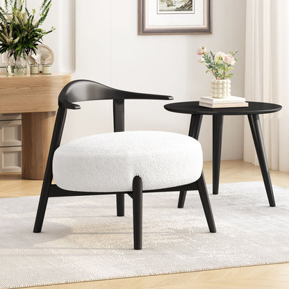 Modern Living Room Upholstered Accent Chair Noble House