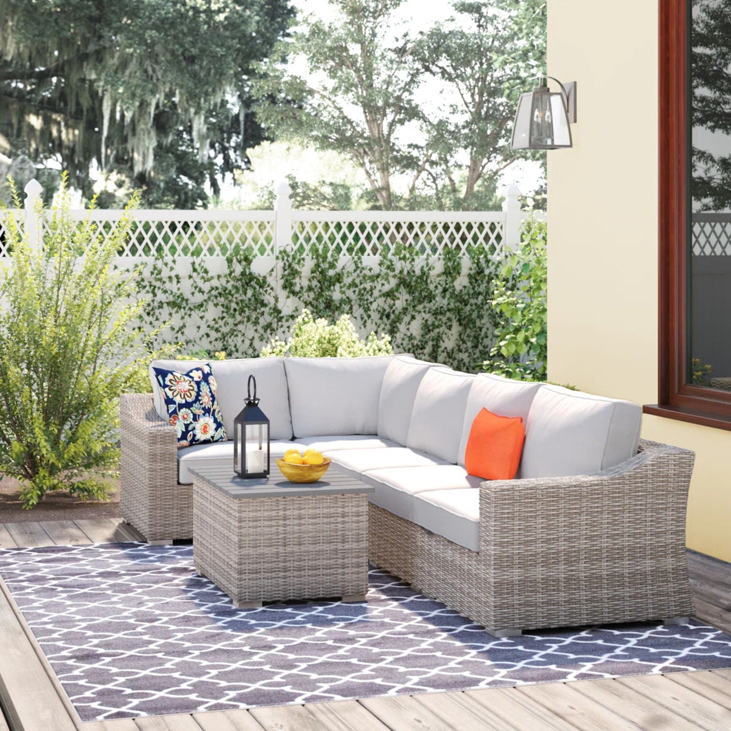 Stylish Sofa Seating Group With Cushions Perfect For Outdoor Gatherings LSI Patio Furniture