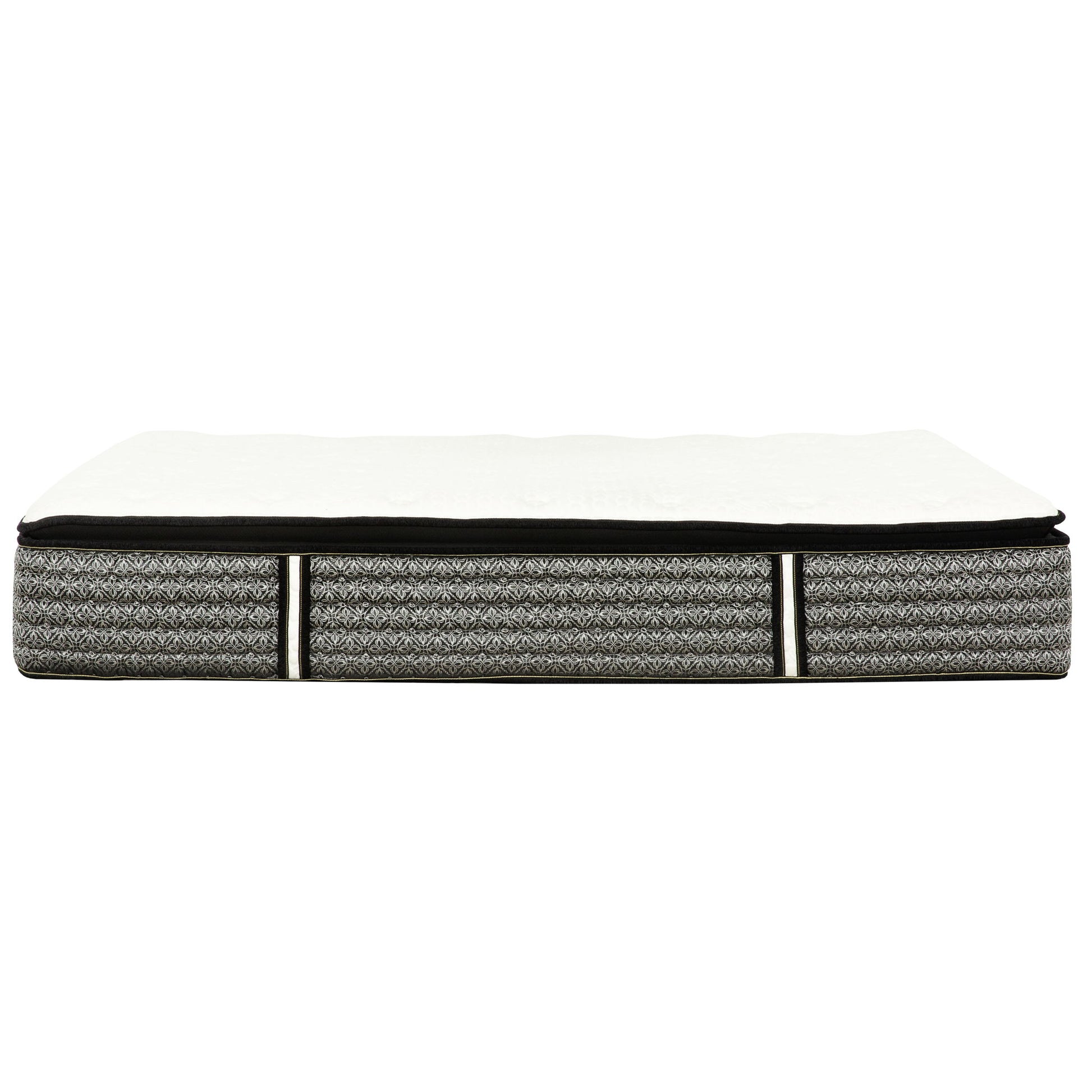 14" Premium Pocket Coil Hybrid Mattress With Gel Memory Foam, Super Plush - Gray / White - King Daily Nest