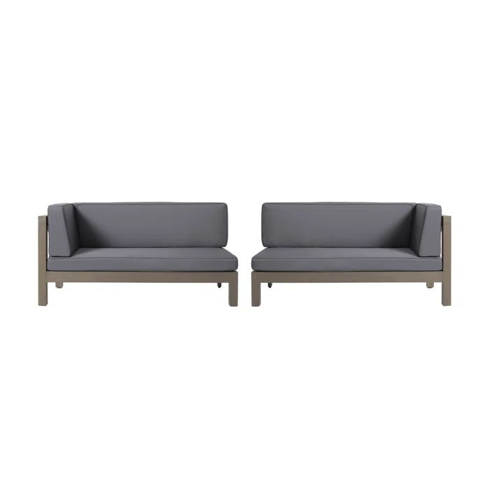 Brava - X Back Corner Bench Noble House