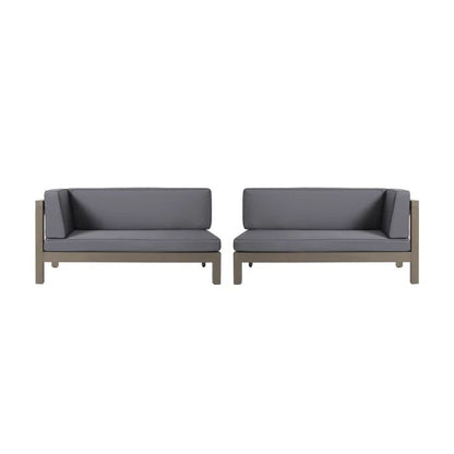 Brava - X Back Corner Bench Noble House