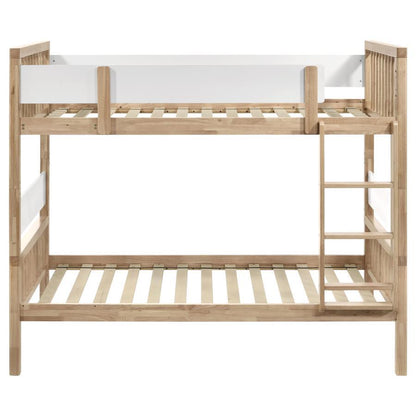 Dakota - Wood Twin Over Twin Bunk Bed - Natural Coaster Fine Furniture