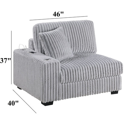 Chair With USB Cup Holder Armrest Home Essentials