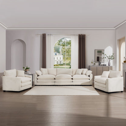 Elegant Oversized Sectional Sofa Set With Deep Seats And Flexible Layout Home Essentials