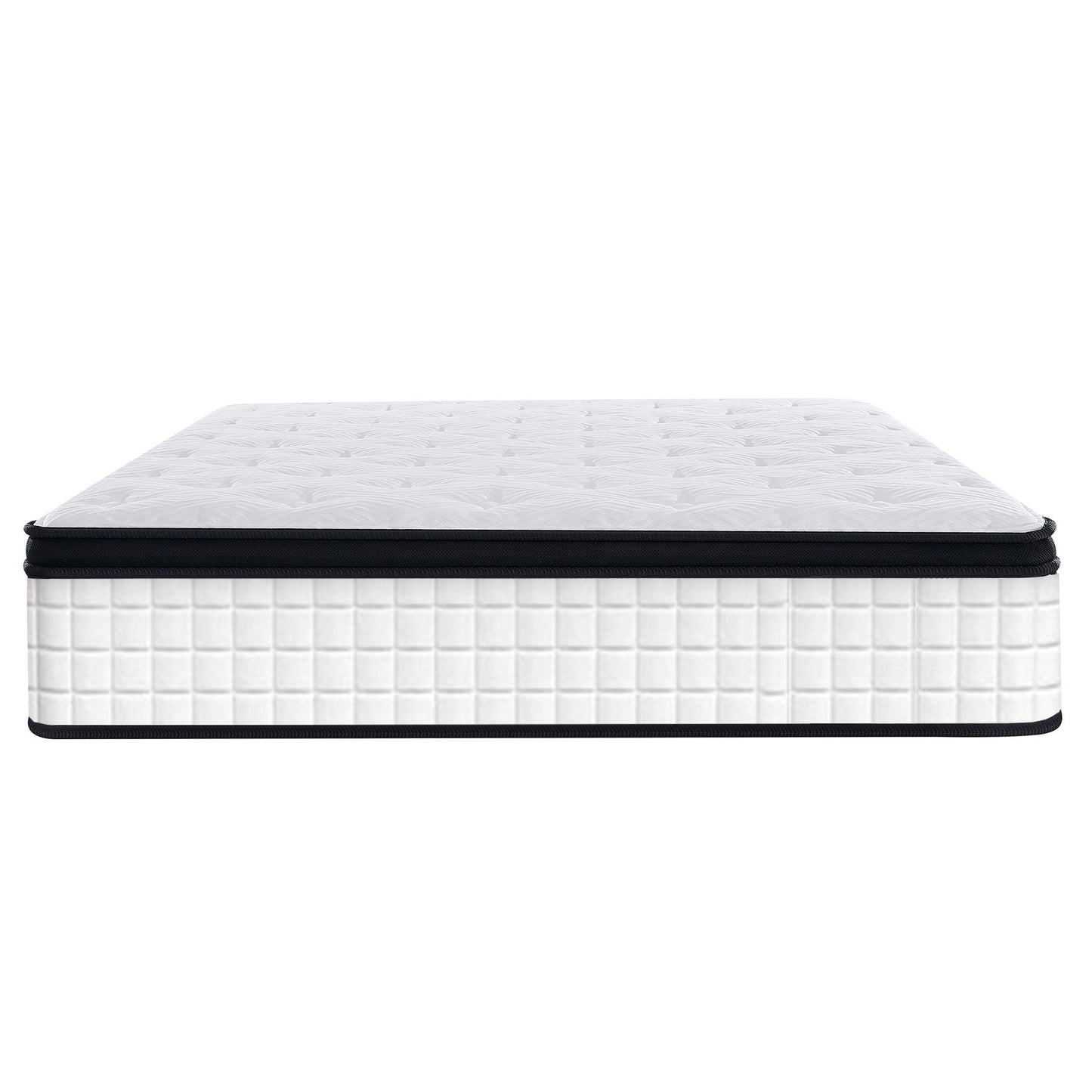 12" Hybrid Mattress Individual Pocket Spring, 7 Zoned Memory Foam Home Essentials