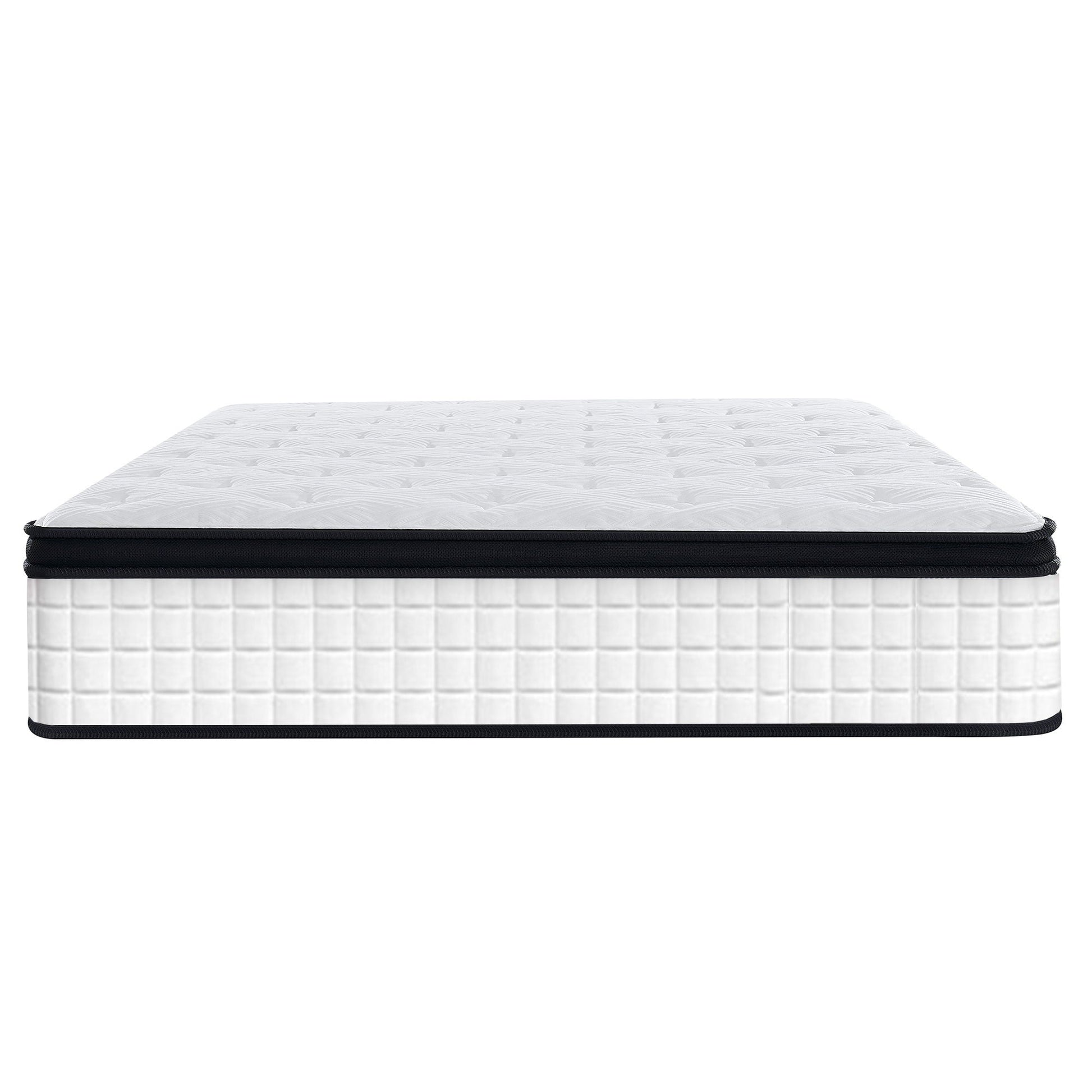 12" Hybrid Mattress Individual Pocket Spring, 7 Zoned Memory Foam Home Essentials