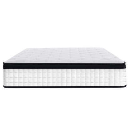 12" Hybrid Mattress Individual Pocket Spring, 7 Zoned Memory Foam Home Essentials