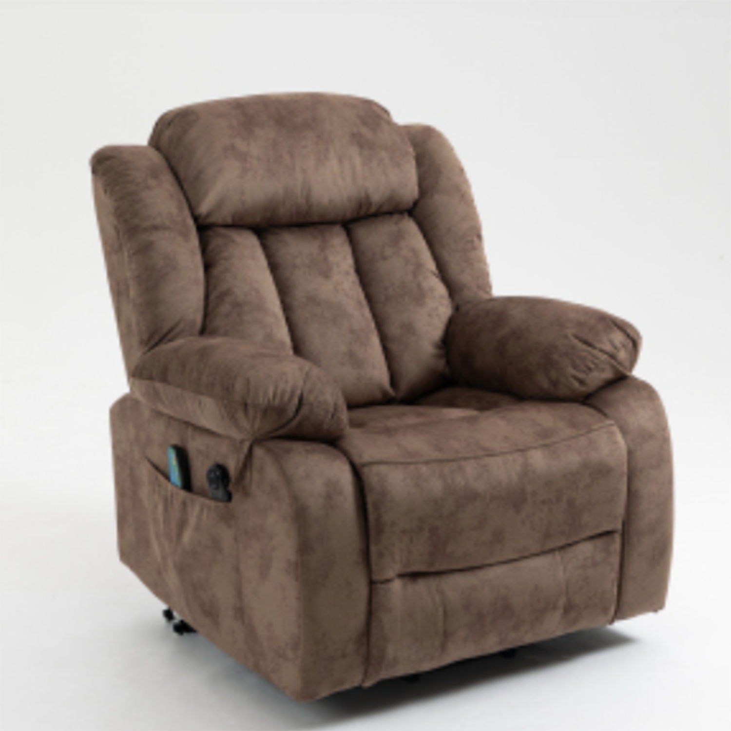 Recliner Lift Chair With Massage & Heating For Living Room - Brown Home Essentials