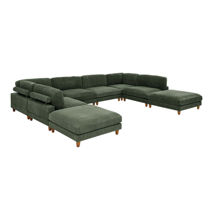 Modern Modular Sectional With Adjustable Back Support Home Essentials