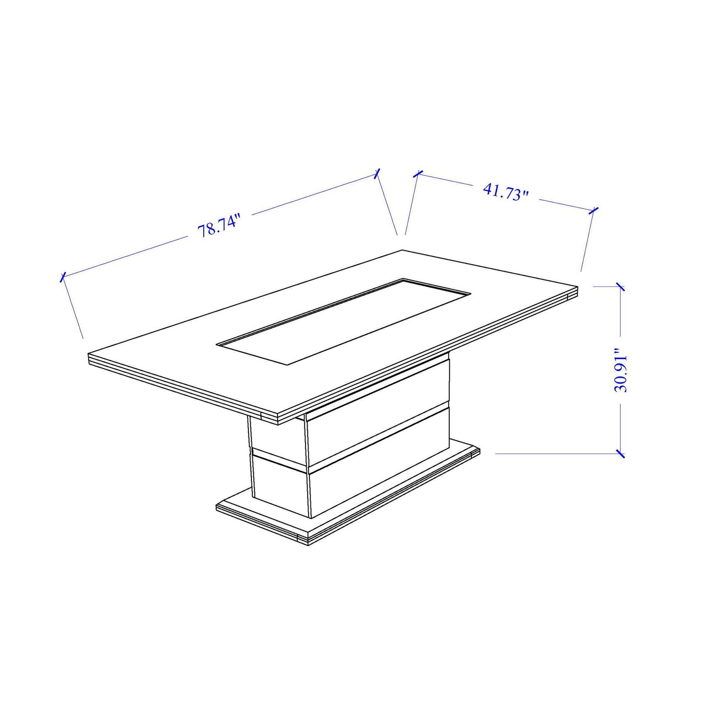 Ariya - Dining Table Global Furniture USA