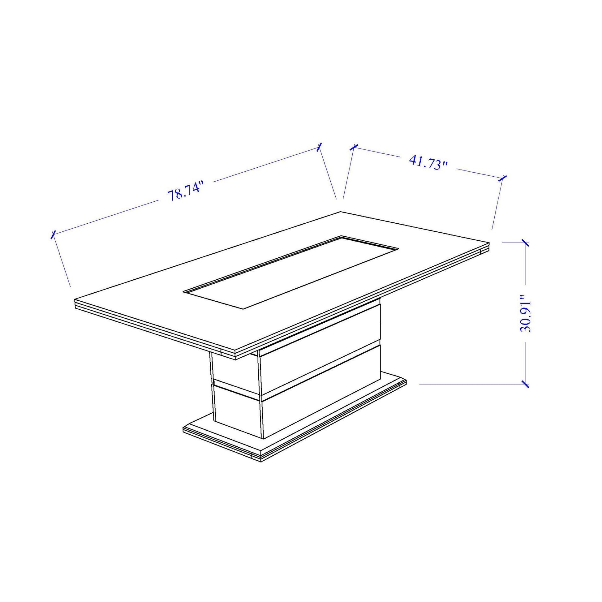 Ariya - Dining Table Global Furniture USA