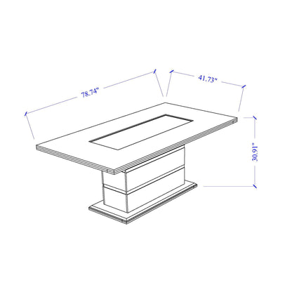 Ariya - Dining Table Global Furniture USA