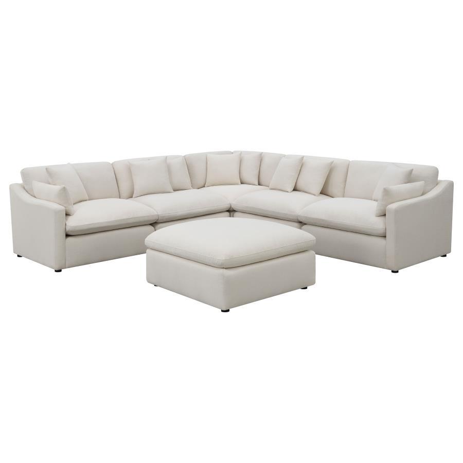 Hobson - Upholstered Modular Sectional Sofa With Ottoman Coaster Fine Furniture