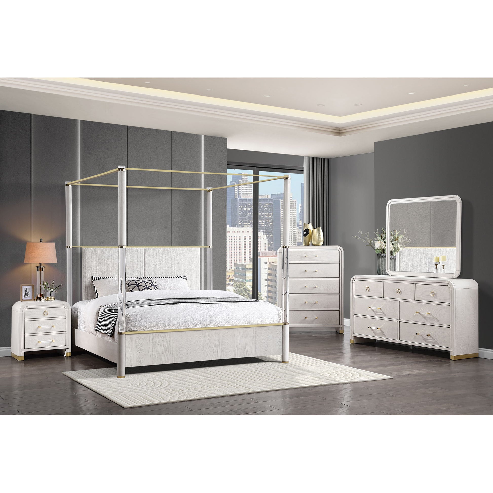 Malco - 5 Piece Bedroom Set Global Furniture USA