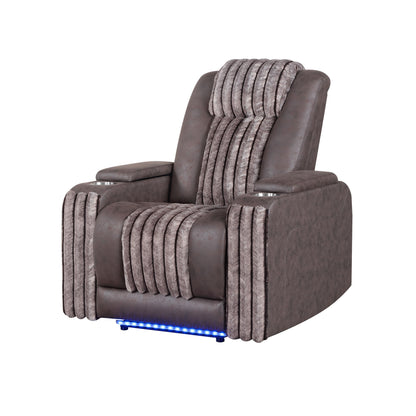 Duran - Power Recliner With Power Headrest Global Furniture USA