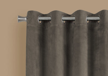 2 Pieces Set, Curtain Panel, Room Darkening, Grommet, Contemporary & Modern 8th Street