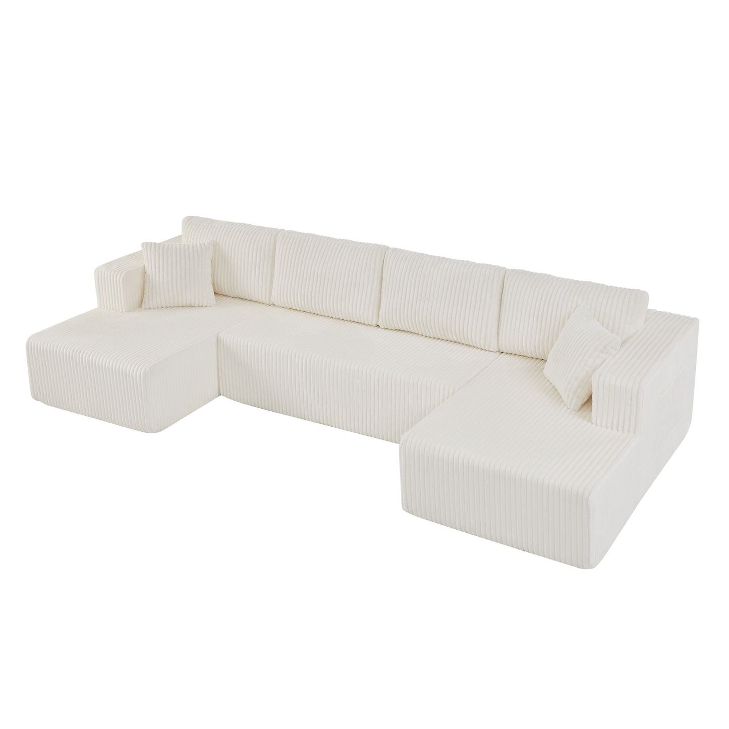 U - Shaped Modular Sectional Sofa For Living Room Home Essentials