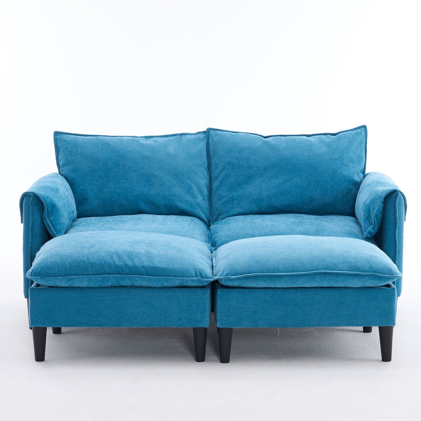 Convertible Combination Sofa With Footstools With Storage Home Essentials