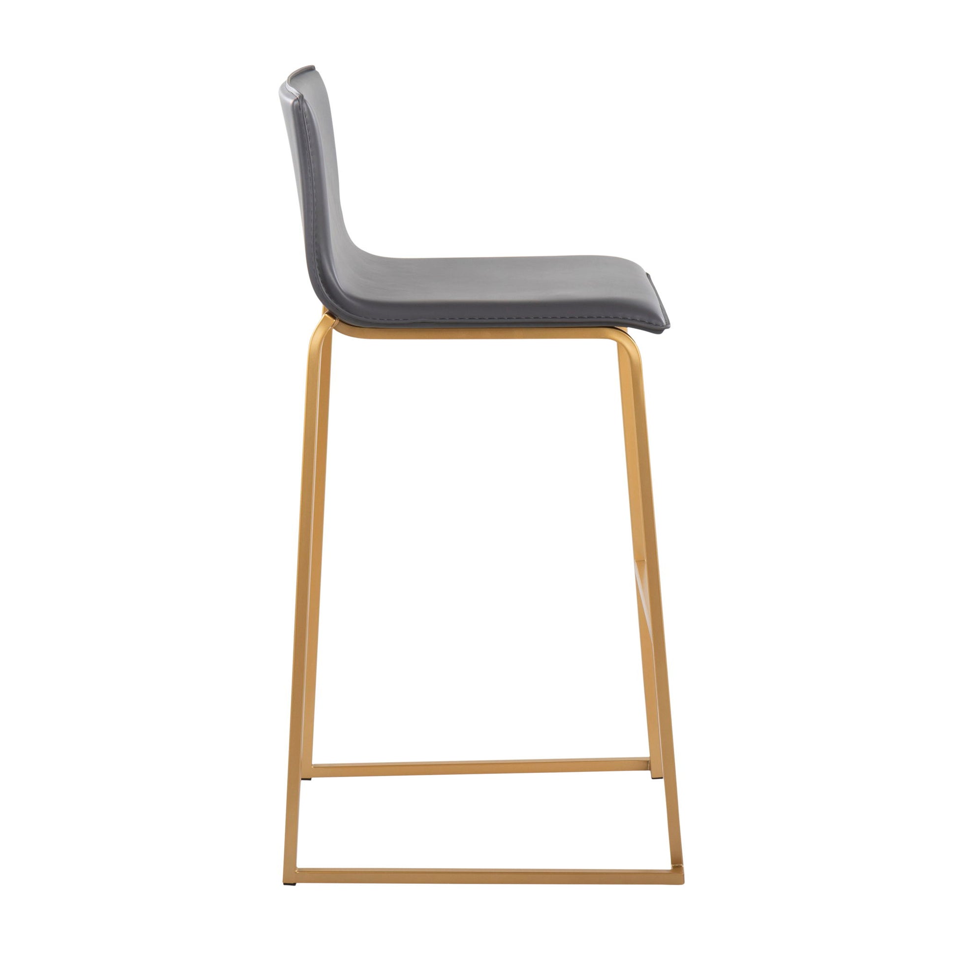Mara - Contemporary Upholstered Barstool (Set of 2) Lumi Source