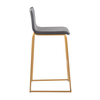 Mara - Contemporary Upholstered Barstool (Set of 2) Lumi Source
