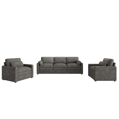 Cozy Sofa Set Oversized Comfy Cloud Sofa With Double Cushion Hearth and Haven