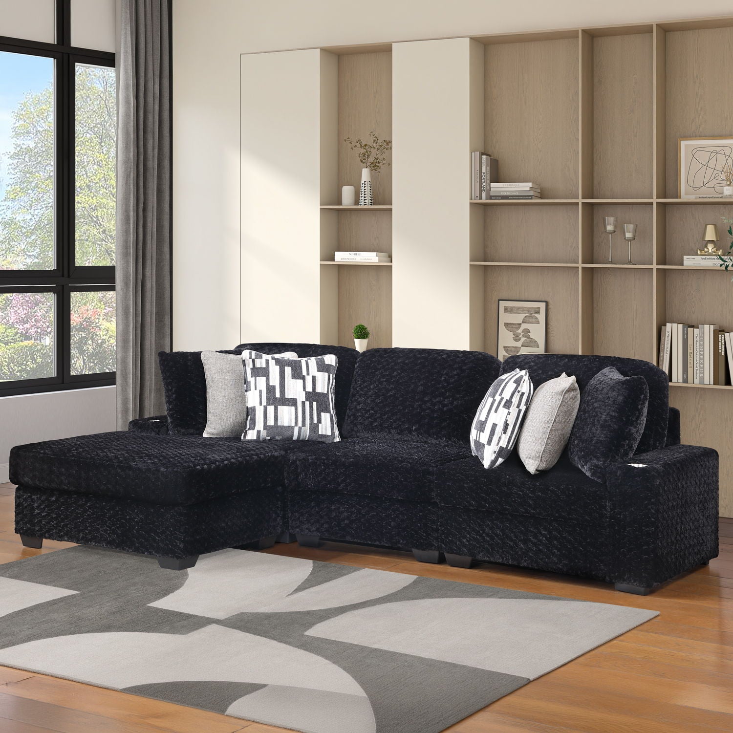 Magnum - Modern Sectional Sofa Matrix Furniture Group