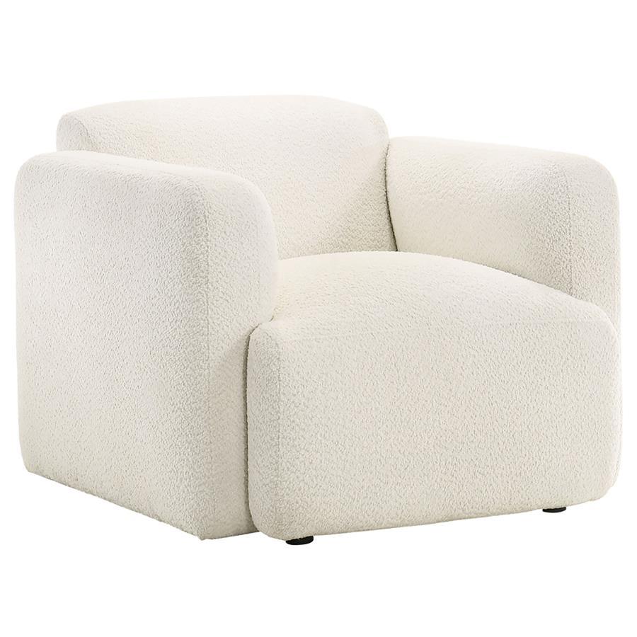Dorset - Fabric Upholstered Round Track Arm Accent Chair Coaster Fine Furniture