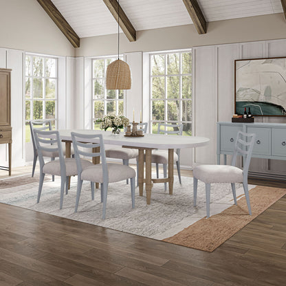 Triad - Double Pedestal Dining Table With Leaf - Sand Bernards Furniture