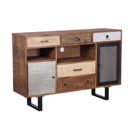 Rustic 2 Drawer Kitchen Island - Multi Home Essentials
