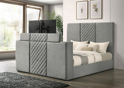Tara - Upholstered Panel TV Bed Coaster Fine Furniture