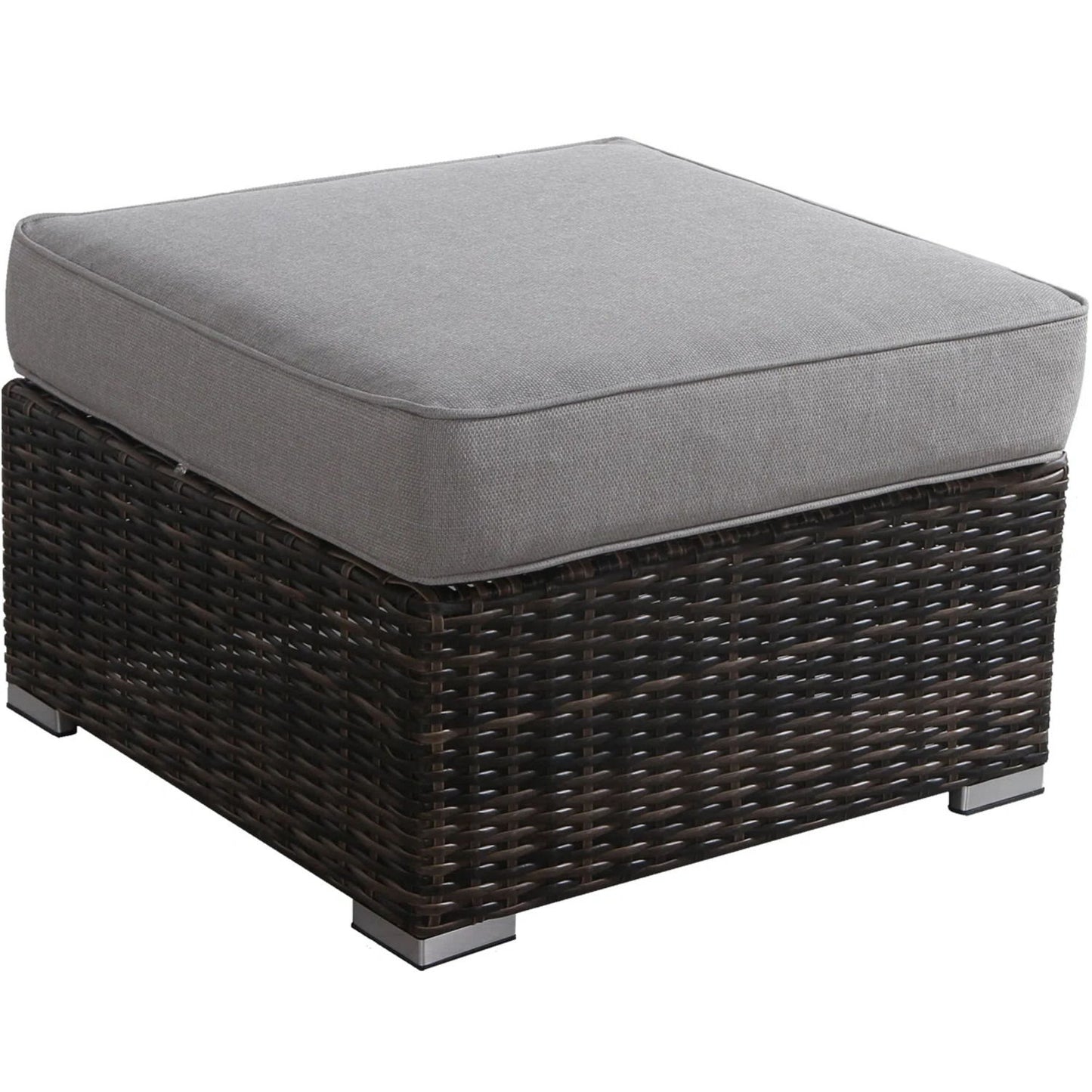 Stylish Outdoor Ottoman With Cushion For Comfort LSI Patio Furniture