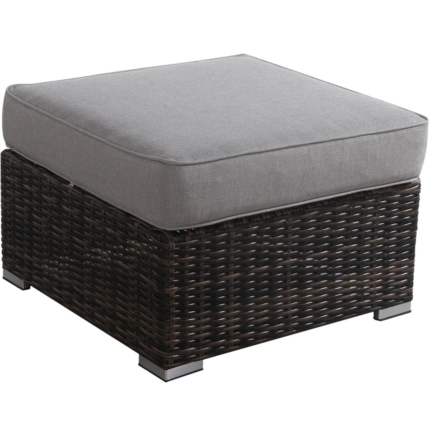 Stylish Outdoor Ottoman With Cushion For Comfort LSI Patio Furniture